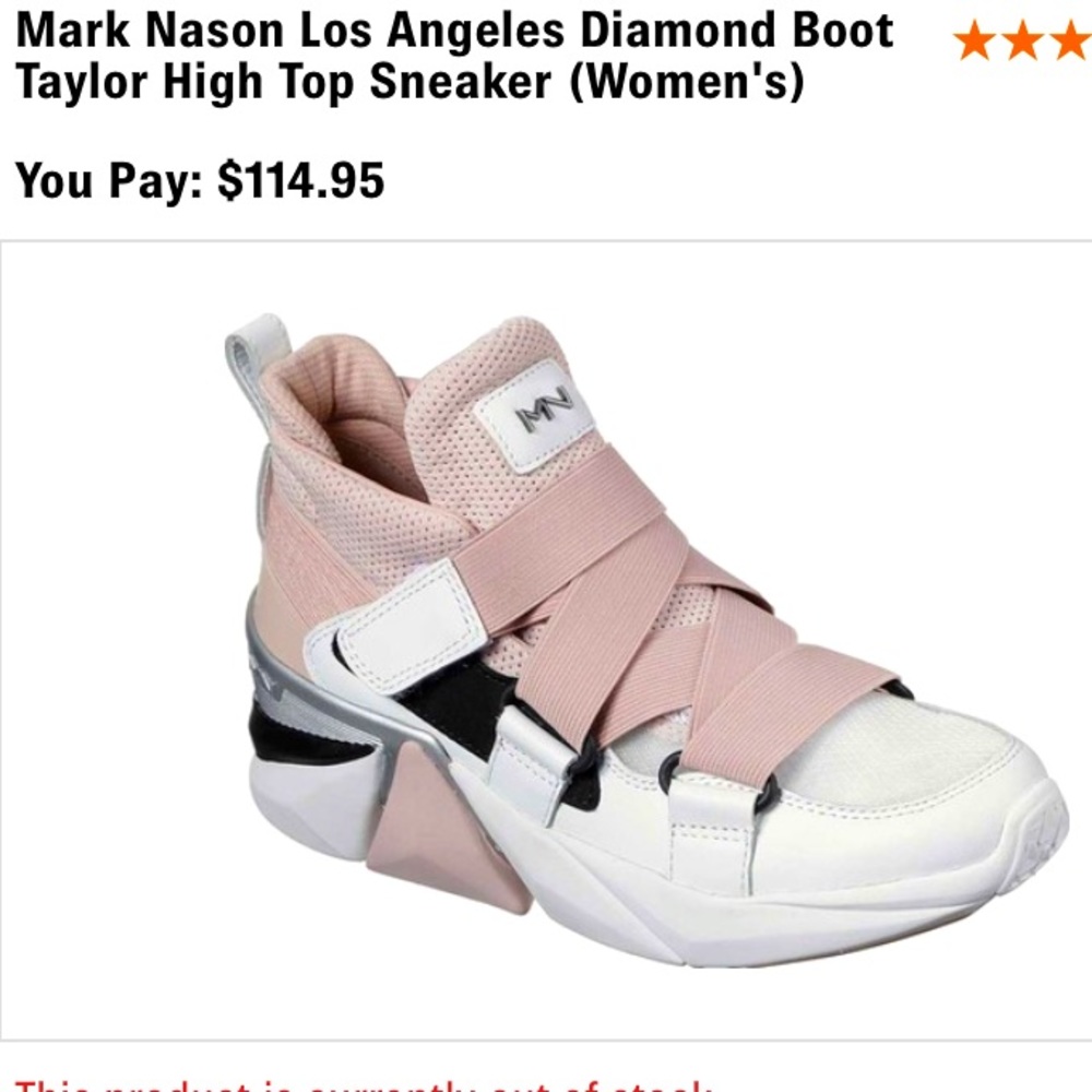 Mark Nason women’s high top sneaker